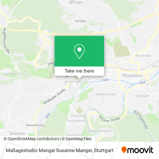 Карта Maßagestudio Mangei Susanne Mangei