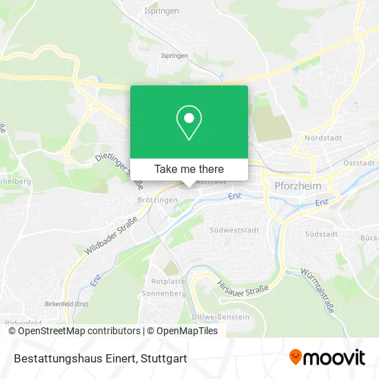 Карта Bestattungshaus Einert