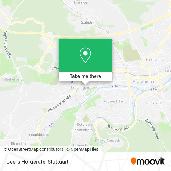 Карта Geers Hörgeräte