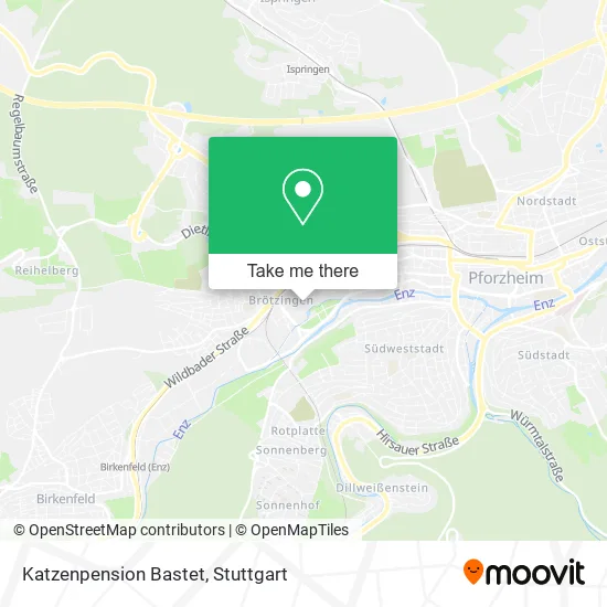 Карта Katzenpension Bastet