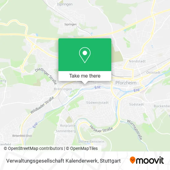 Карта Verwaltungsgesellschaft Kalenderwerk