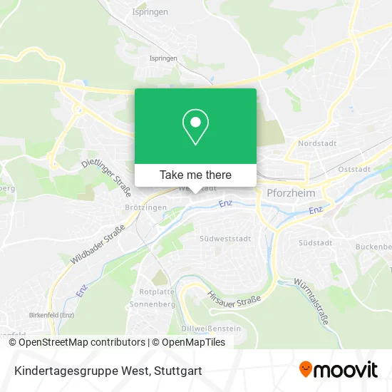 Карта Kindertagesgruppe West