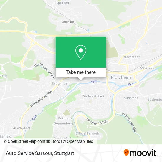 Карта Auto Service Sarsour