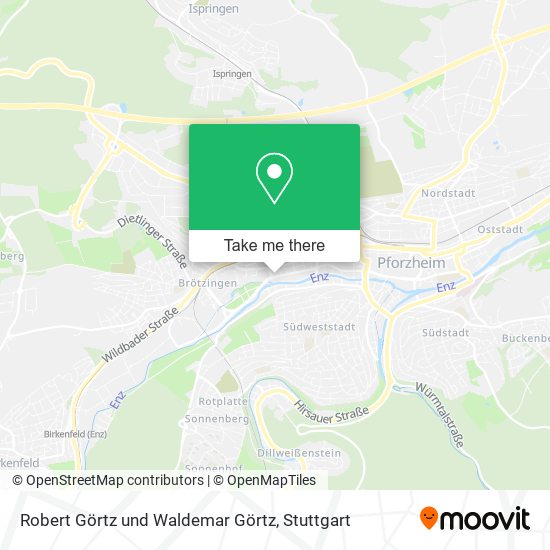 Robert Görtz und Waldemar Görtz map