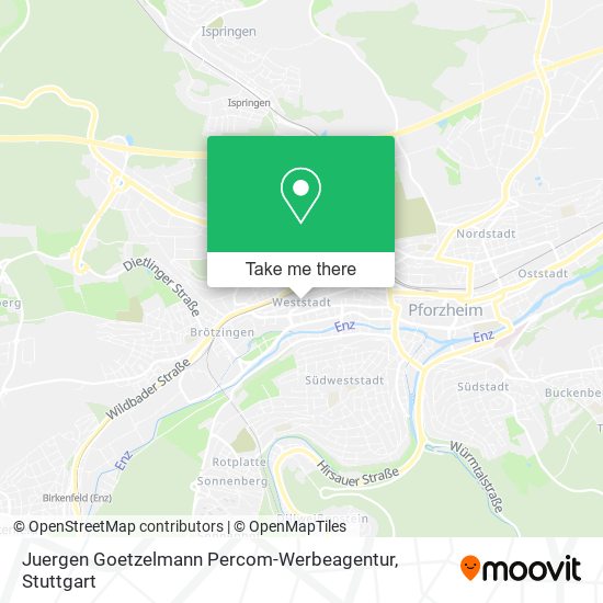 Juergen Goetzelmann Percom-Werbeagentur map