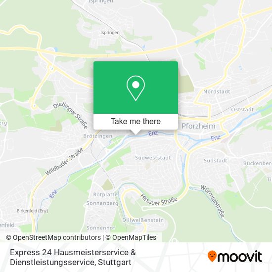 Express 24 Hausmeisterservice & Dienstleistungsservice map