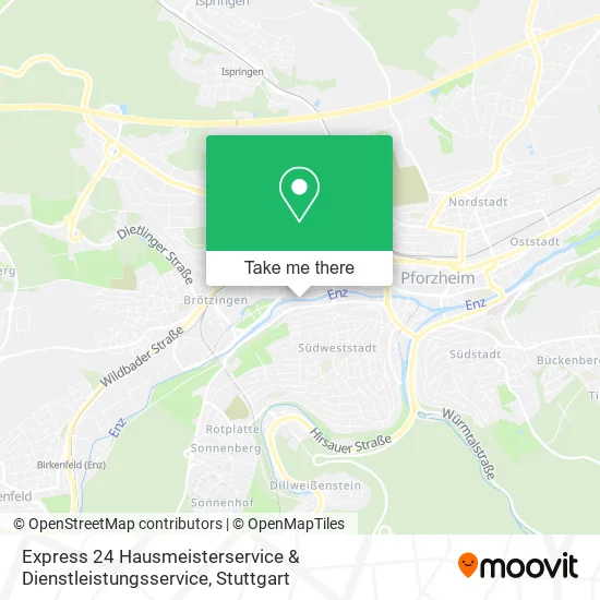 Карта Express 24 Hausmeisterservice & Dienstleistungsservice