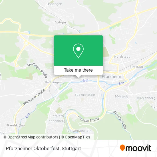 Карта Pforzheimer Oktoberfest