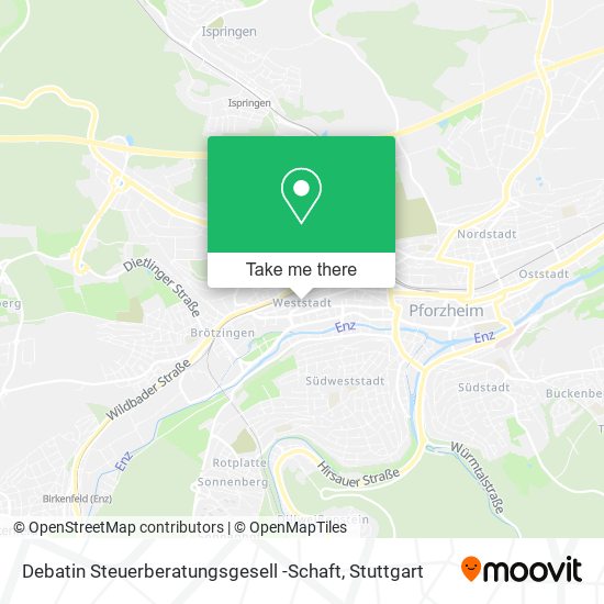 Debatin Steuerberatungsgesell -Schaft map