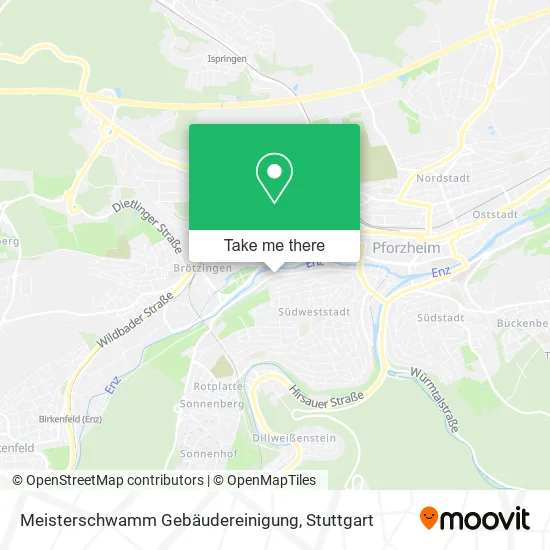 Карта Meisterschwamm Gebäudereinigung