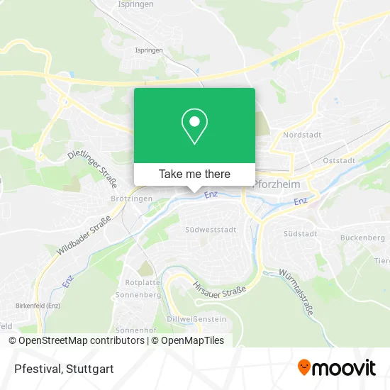 Карта Pfestival