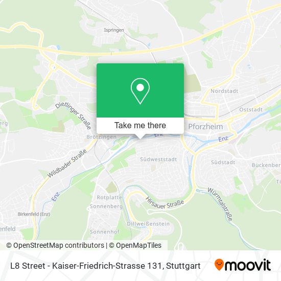 L8 Street - Kaiser-Friedrich-Strasse 131 map