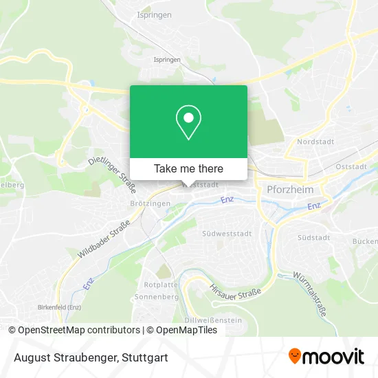 Карта August Straubenger