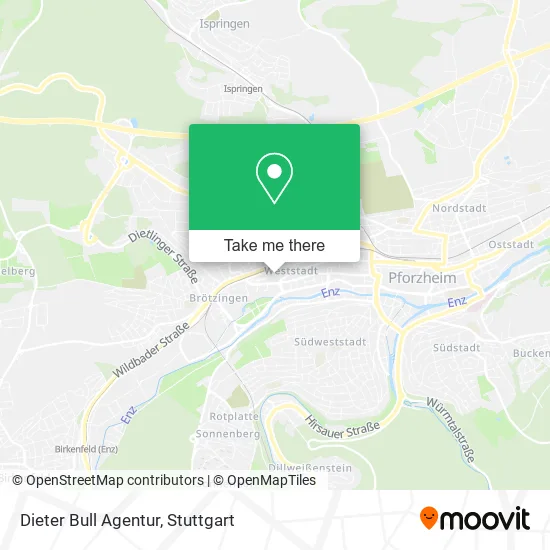 Карта Dieter Bull Agentur