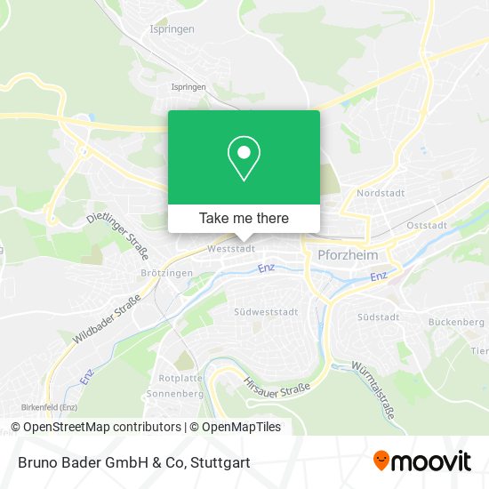 Bruno Bader GmbH & Co map