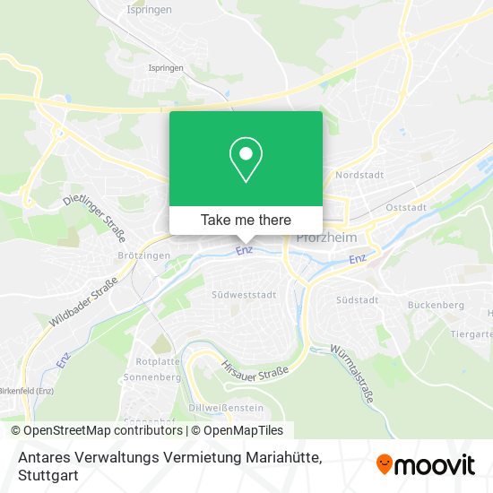 Antares Verwaltungs Vermietung Mariahütte map