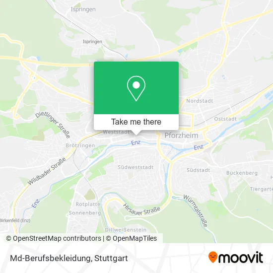 Карта Md-Berufsbekleidung