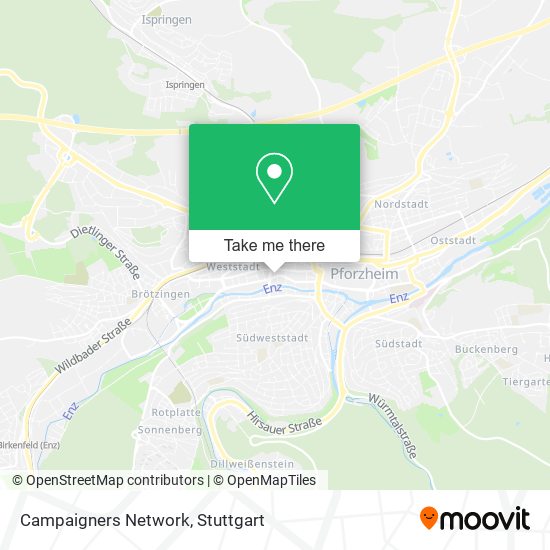 Campaigners Network map