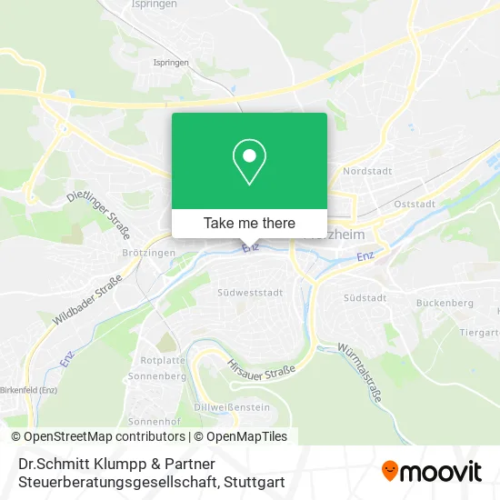 Карта Dr.Schmitt Klumpp & Partner Steuerberatungsgesellschaft