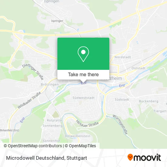 Карта Microdowell Deutschland