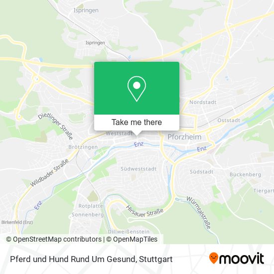 Pferd und Hund Rund Um Gesund map