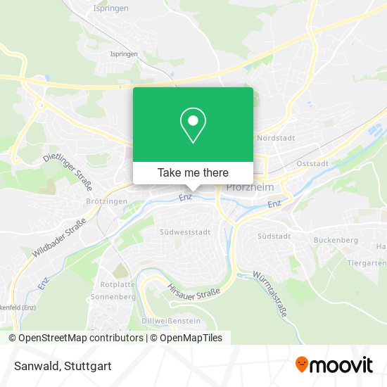 Карта Sanwald