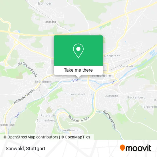 Карта Sanwald