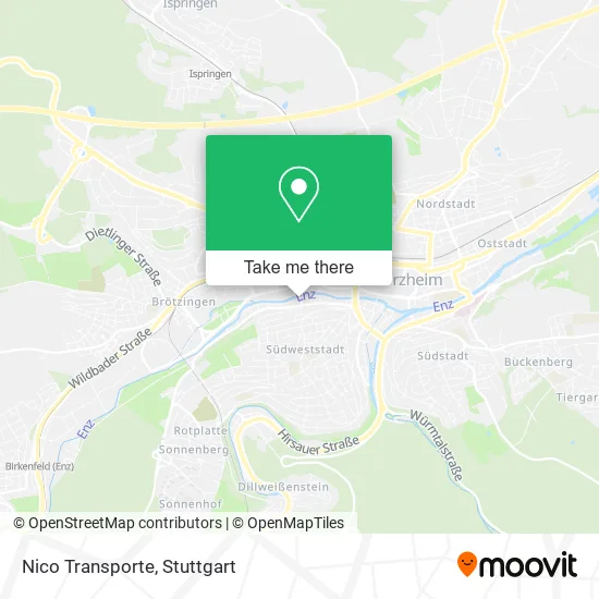 Карта Nico Transporte
