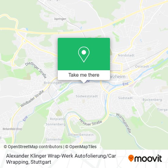 Карта Alexander Klinger Wrap-Werk Autofolierung / Car Wrapping