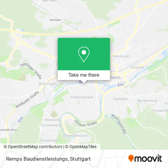 Карта Remps Baudienstleistungs