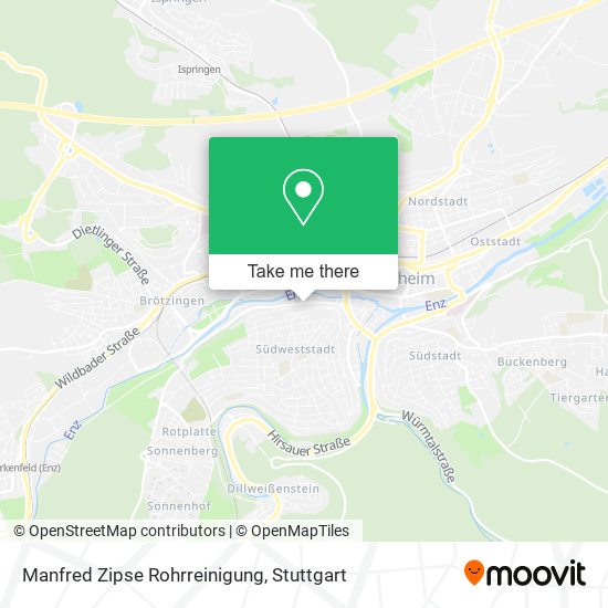 Manfred Zipse Rohrreinigung map