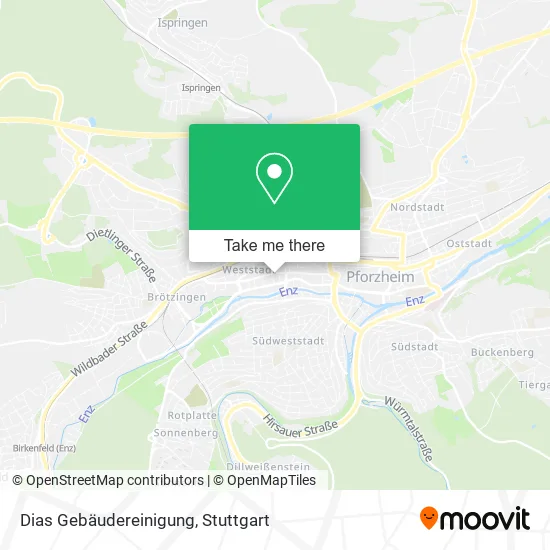 Карта Dias Gebäudereinigung