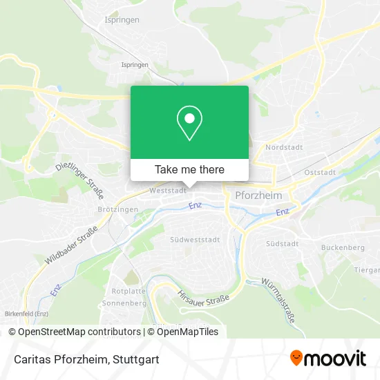 Карта Caritas Pforzheim