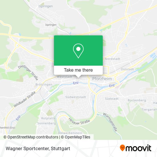 Карта Wagner Sportcenter
