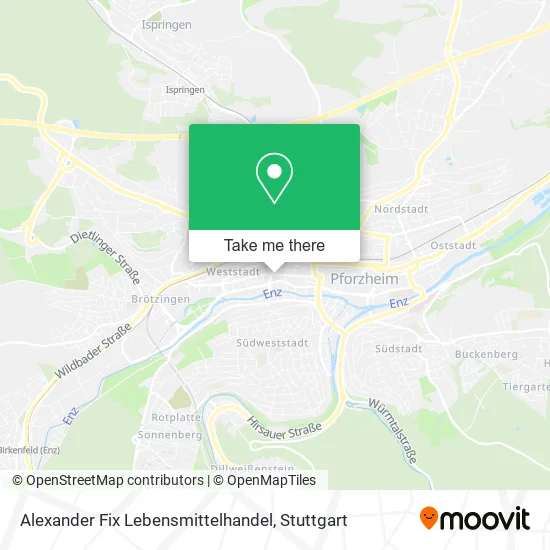 Карта Alexander Fix Lebensmittelhandel