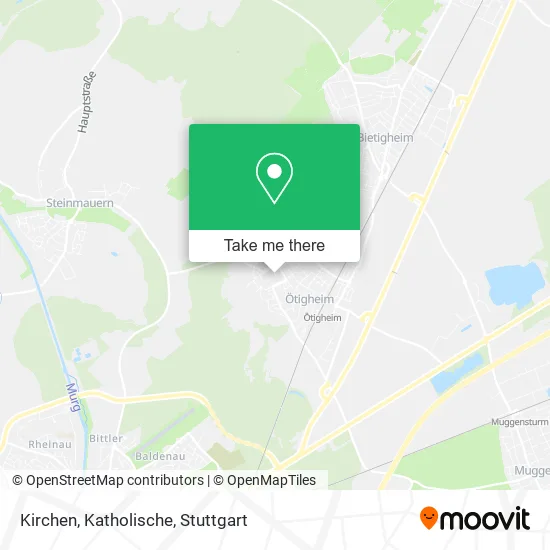 Карта Kirchen, Katholische
