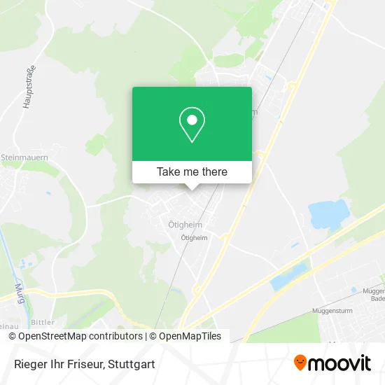 Карта Rieger Ihr Friseur