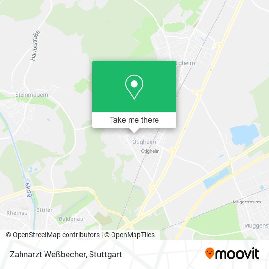 Карта Zahnarzt Weßbecher