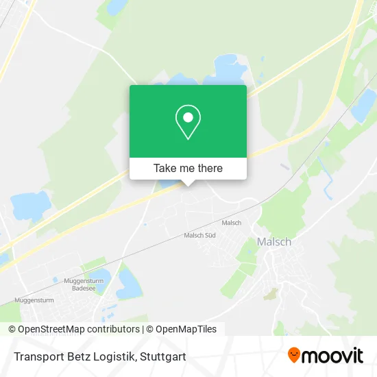 Карта Transport Betz Logistik