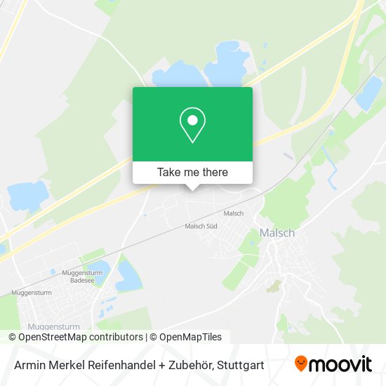 Armin Merkel Reifenhandel + Zubehör map