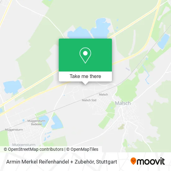 Карта Armin Merkel Reifenhandel + Zubehör