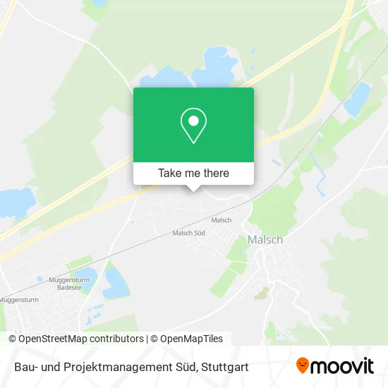 Карта Bau- und Projektmanagement Süd