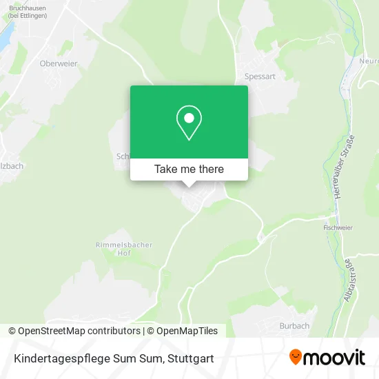 Карта Kindertagespflege Sum Sum