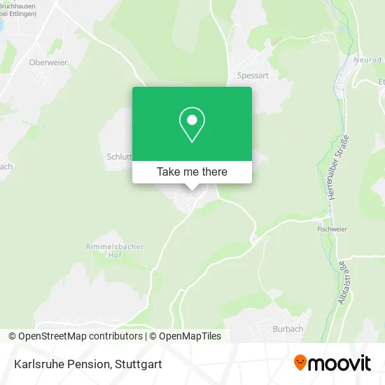 Карта Karlsruhe Pension
