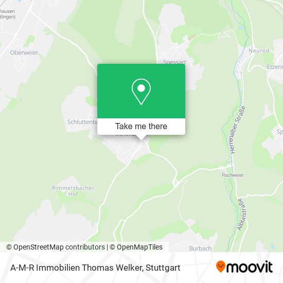 Карта A-M-R Immobilien Thomas Welker