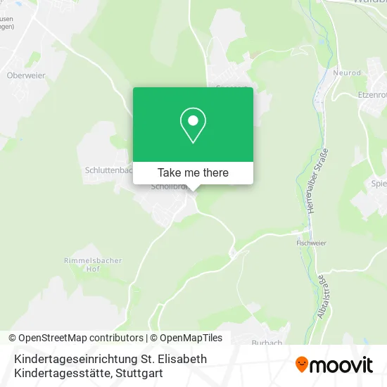 Карта Kindertageseinrichtung St. Elisabeth Kindertagesstätte