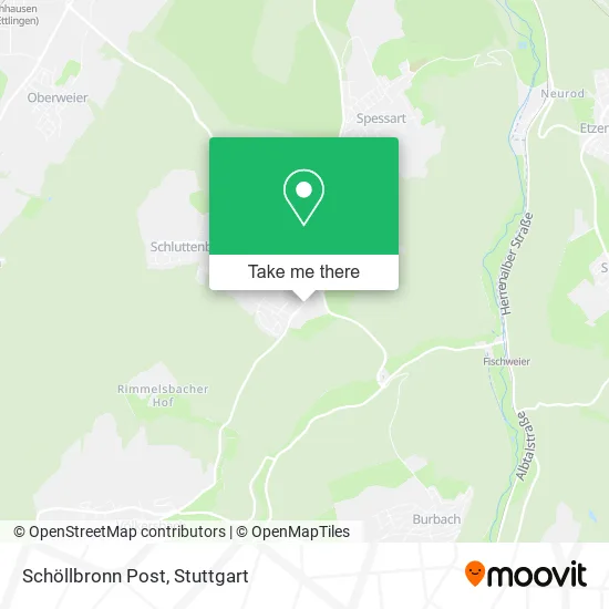 Карта Schöllbronn Post