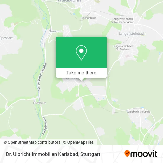 Карта Dr. Ulbricht Immobilien Karlsbad