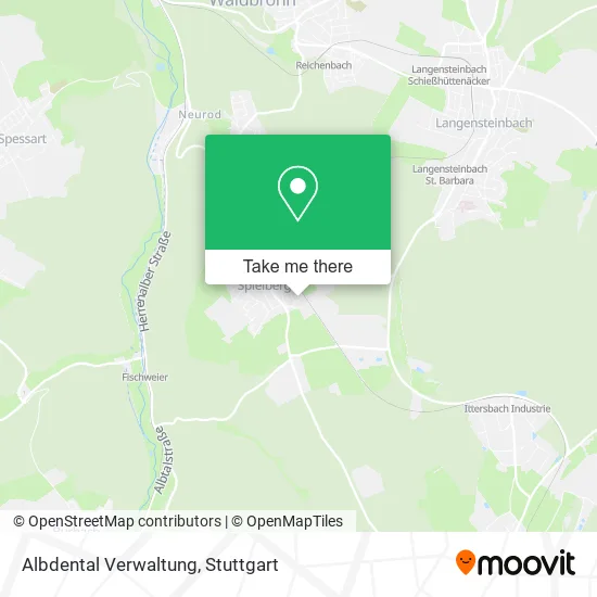 Карта Albdental Verwaltung