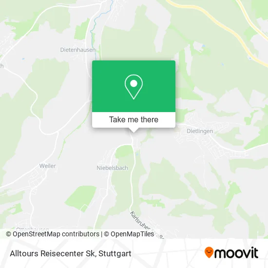 Карта Alltours Reisecenter Sk